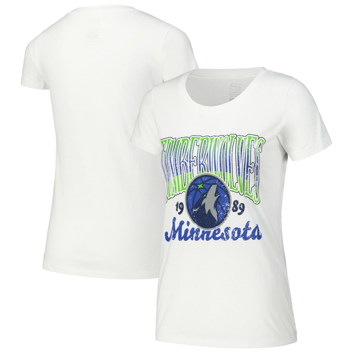 NBA - Minnesota Timberwolves Stadium Essentials Women's Sky High T-Shirt - White