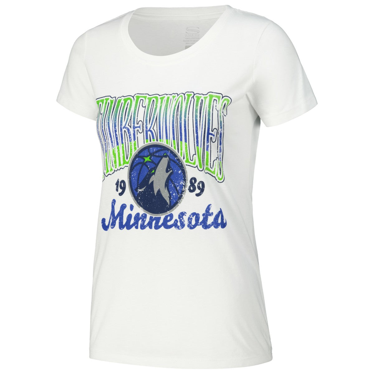 NBA - Minnesota Timberwolves Stadium Essentials Women's Sky High T-Shirt - White