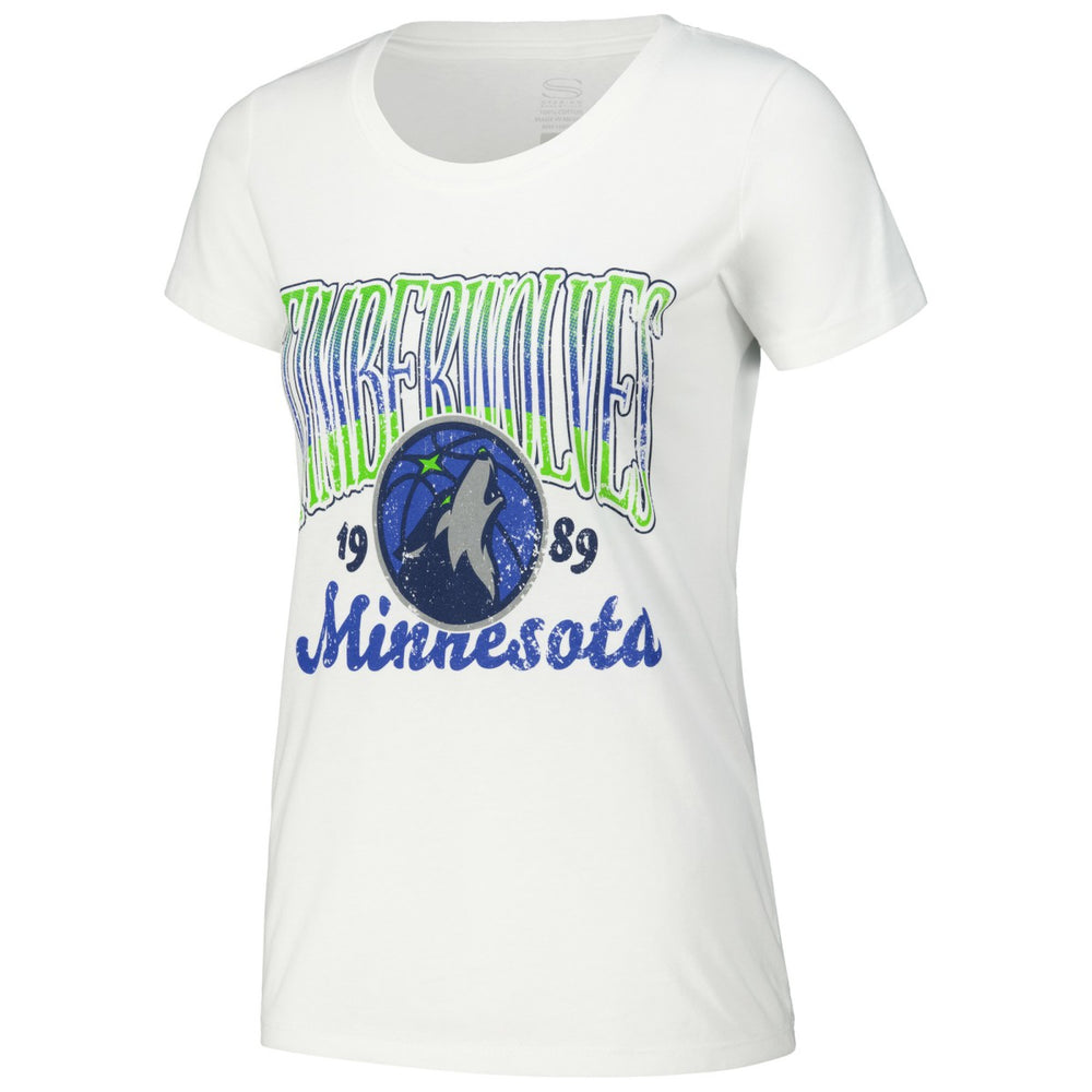 NBA - Minnesota Timberwolves Stadium Essentials Women's Sky High T-Shirt - White