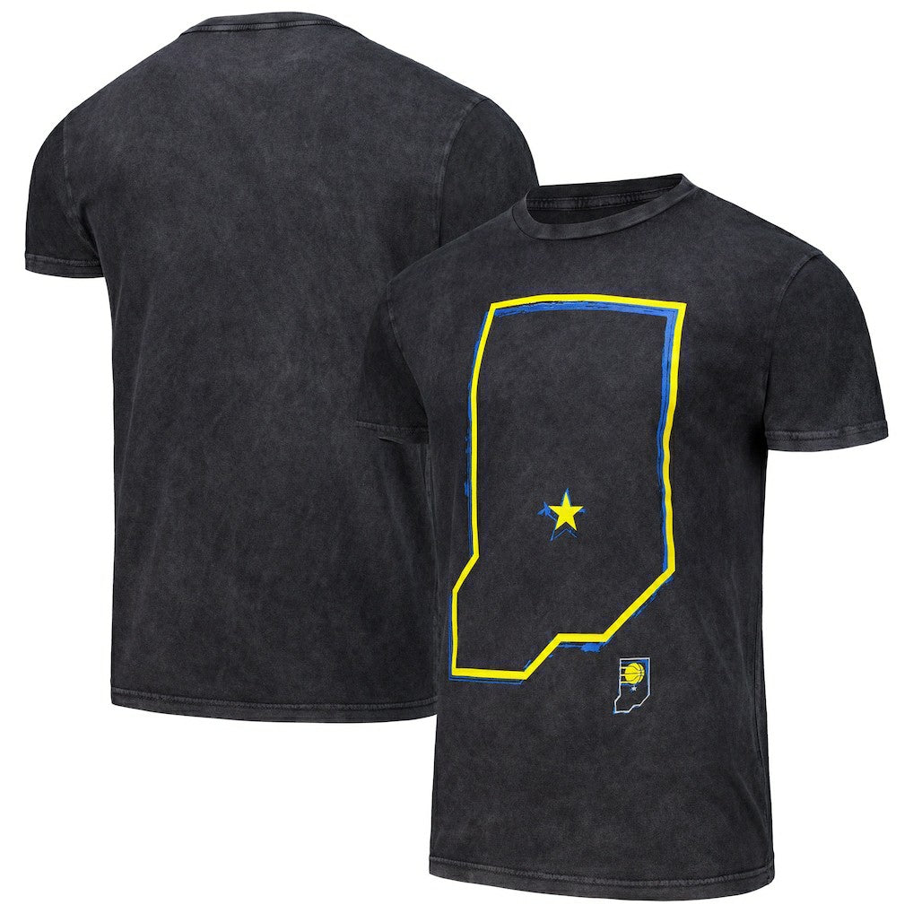 NBA - Indiana Pacers Stadium Essentials Unisex Vintage T-Shirt - Black