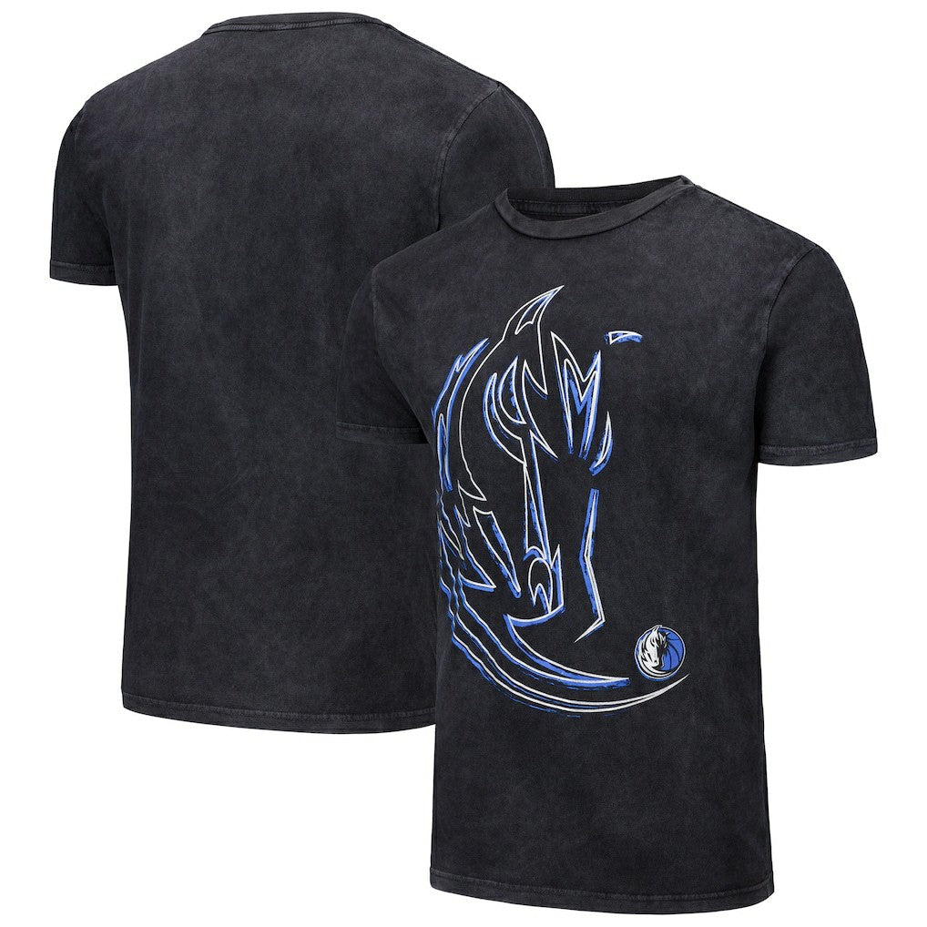 NBA - Dallas Mavericks Stadium Essentials Unisex Vintage T-Shirt - Black