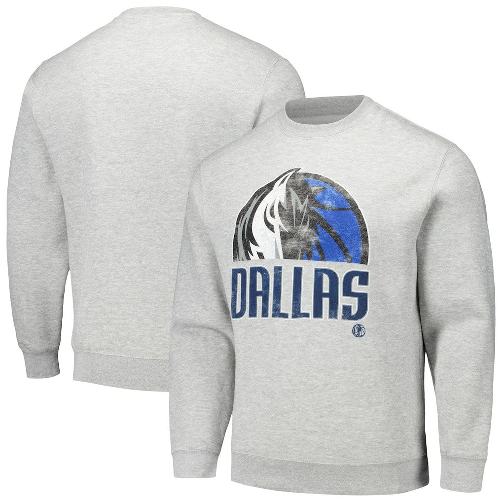 NBA - Dallas Mavericks Stadium Essentials Unisex Hometown Pullover Sweatshirt - Heather Gray