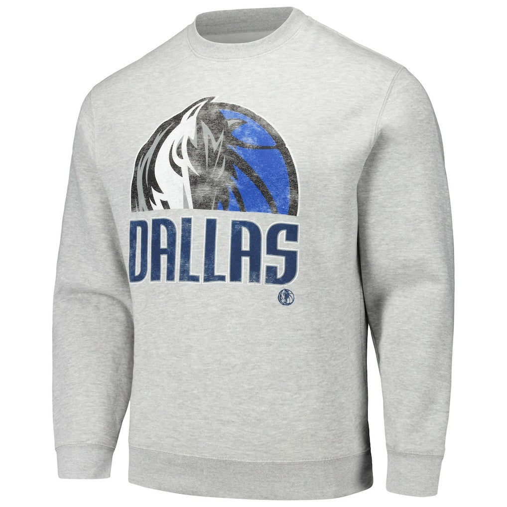 NBA - Dallas Mavericks Stadium Essentials Unisex Hometown Pullover Sweatshirt - Heather Gray
