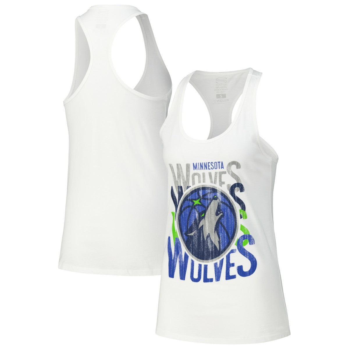 NBA - Minnesota Timberwolves Stadium Essentials Women's Dedication Tank Top - White