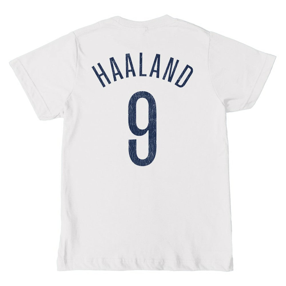 Erling Haaland Manchester City 1863FC Youth Player T-Shirts - White