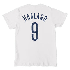 Erling Haaland Manchester City 1863FC Youth Player T-Shirts - White