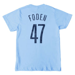 Phil Foden Manchester City 1863FC Youth Player T-Shirts - Sky Blue