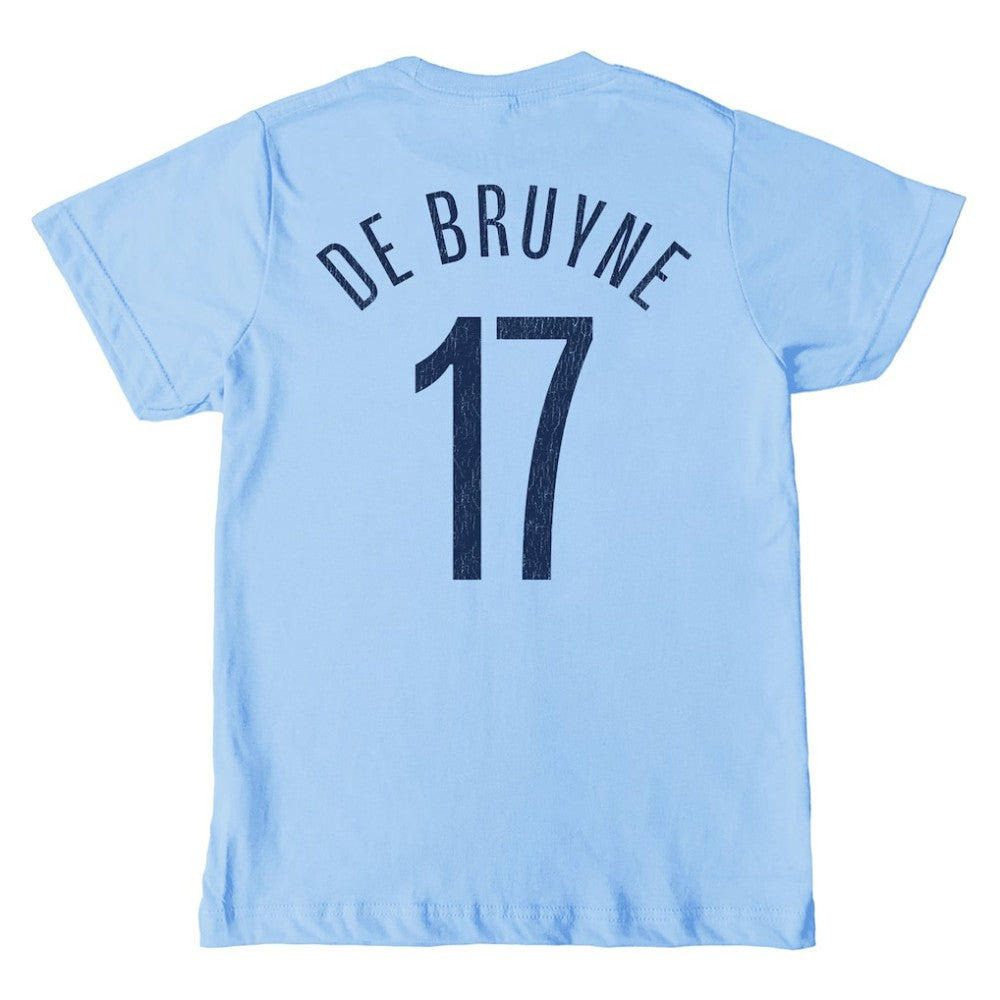 Kevin De Bruyne Manchester City 1863FC Youth Player T-Shirts - Sky Blue