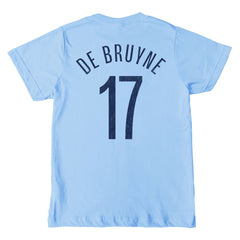 Kevin De Bruyne Manchester City 1863FC Youth Player T-Shirts - Sky Blue