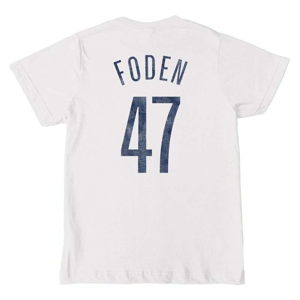 Phil Foden Manchester City 1863FC Youth Player T-Shirts - White