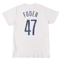 Phil Foden Manchester City 1863FC Youth Player T-Shirts - White