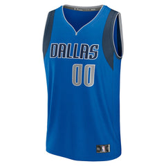 Fanatics - Dallas Mavericks Fast Break Custom Jersey - Icon Editi- Blue