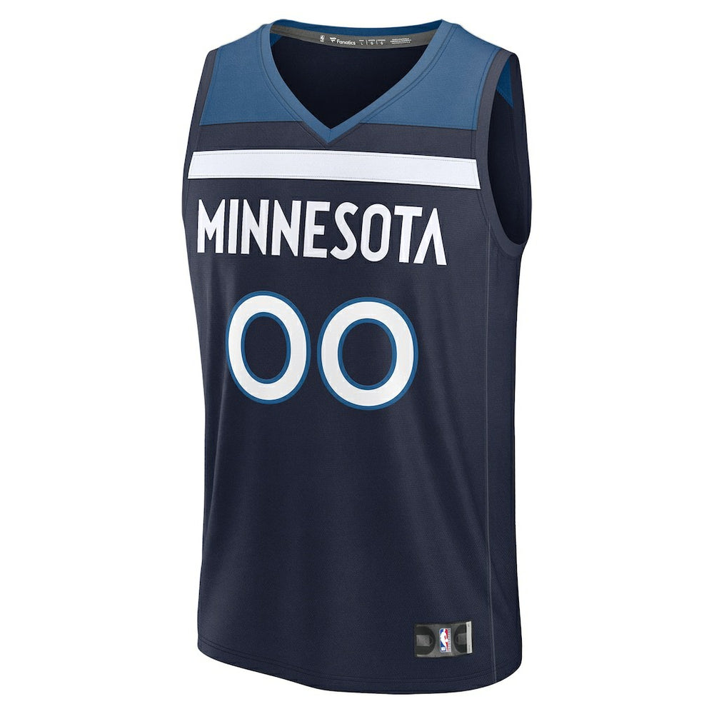 Fanatics - Minnesota Timberwolves Fastbreak Custom Jersey - Icon Edition - Navy