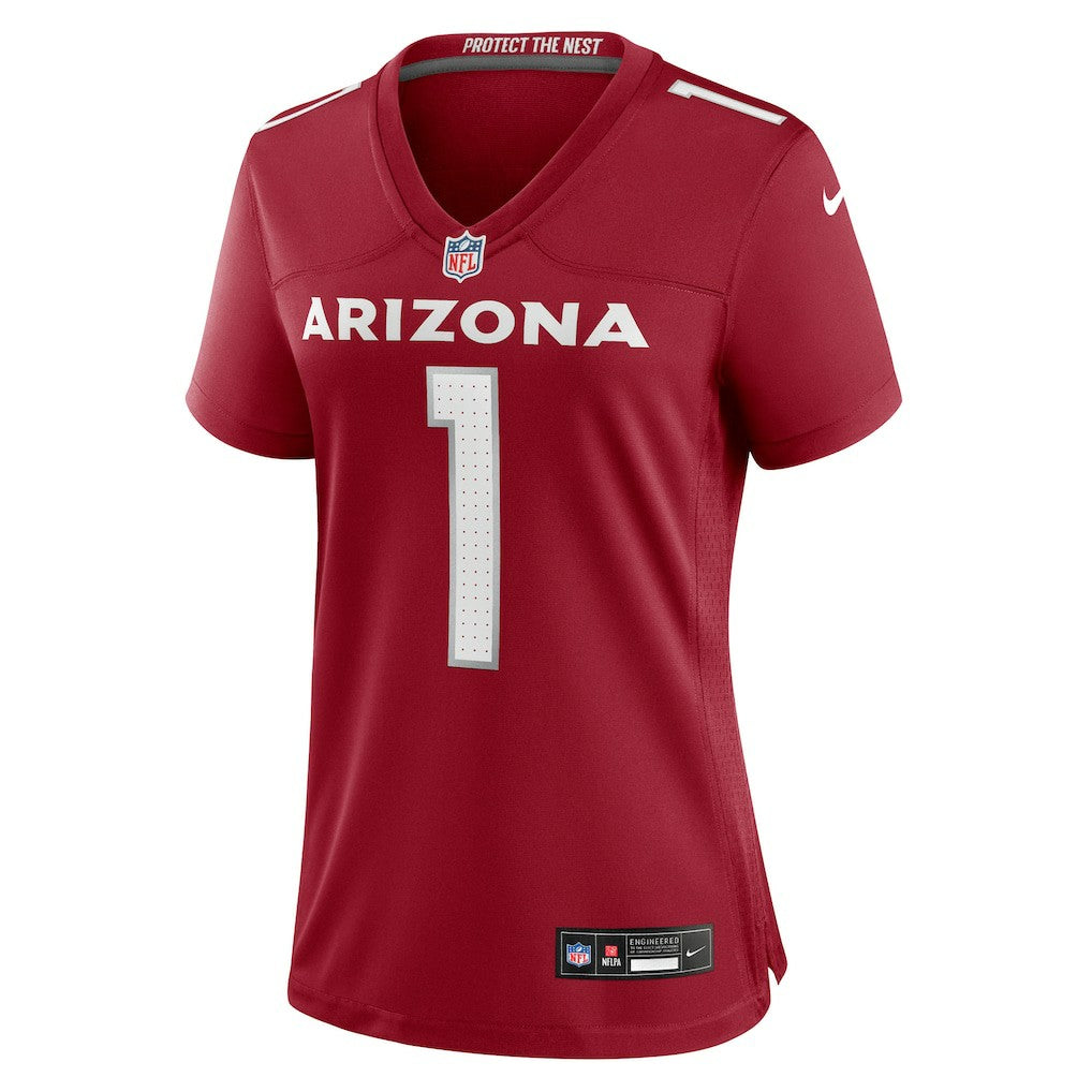 Number 1 Bride Arizona Cardinals Women's Game Jersey - Cardinal | NFL Jerseys