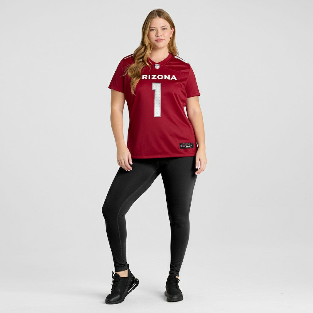 Number 1 Bride Arizona Cardinals Women's Game Jersey - Cardinal | NFL Jerseys