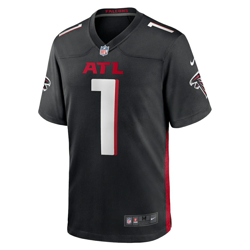 Number 1 Groom Atlanta Falcons Game Jersey Black - Nike