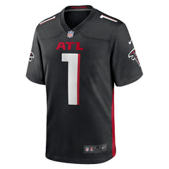 Number 1 Groom Atlanta Falcons Game Jersey Black - Nike