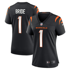 Number 1 Bride Cincinnati Bengals Women's Game Jersey Black - Nike