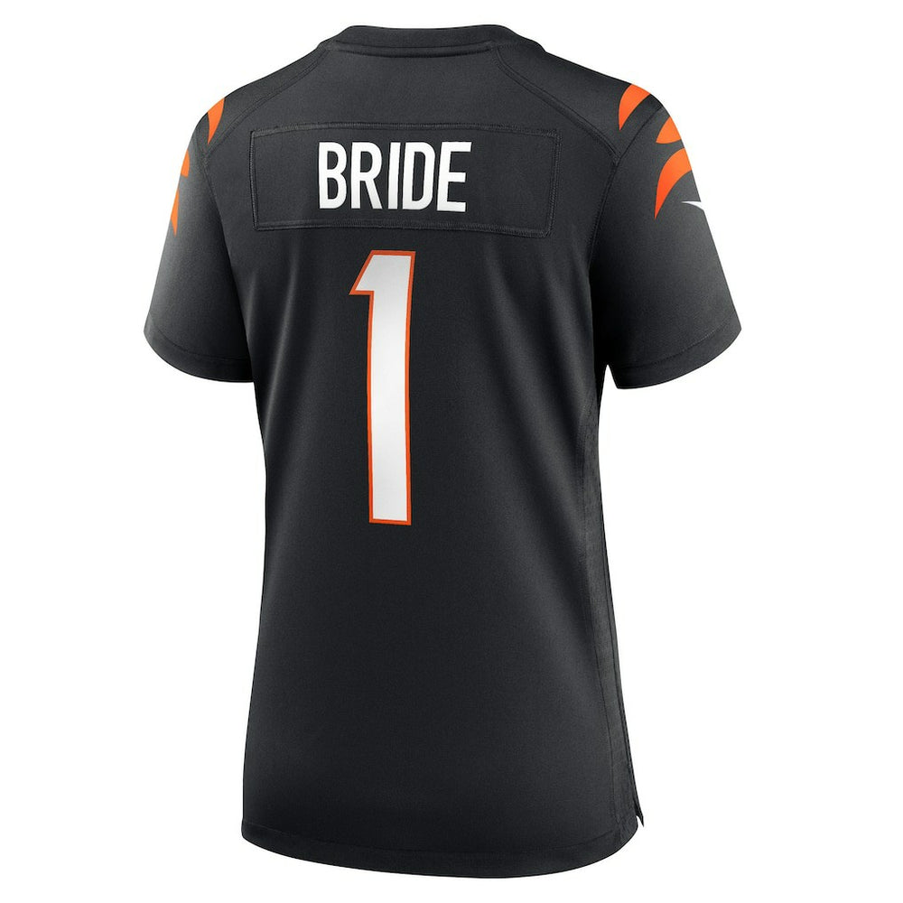 Number 1 Bride Cincinnati Bengals Women's Game Jersey Black - Nike