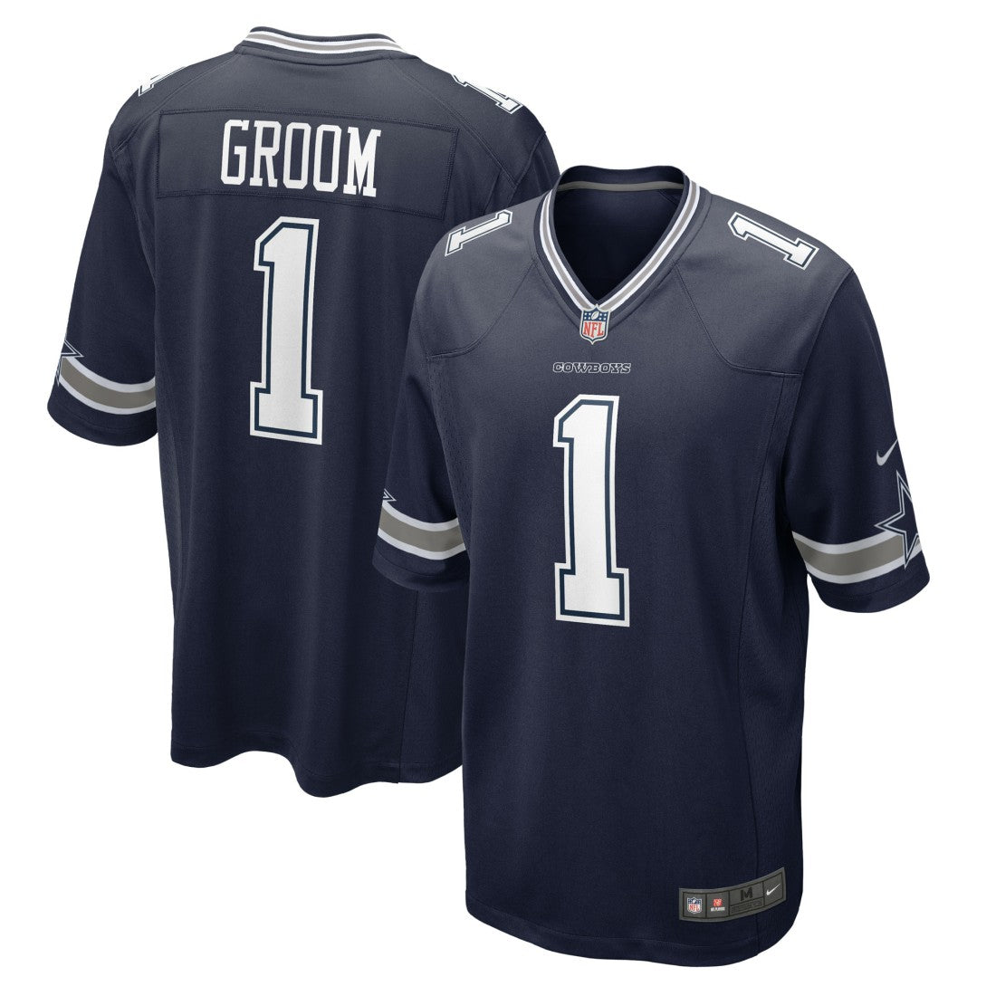 Number 1 Groom Dallas Cowboys Game Jersey Navy - Nike