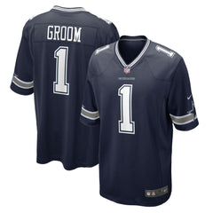 Number 1 Groom Dallas Cowboys Game Jersey Navy - Nike