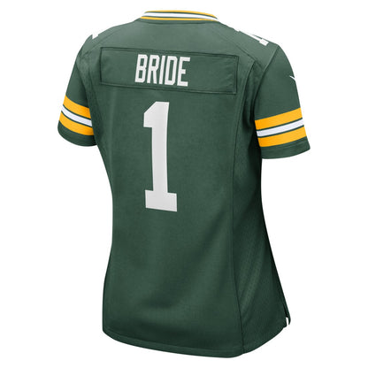 Number 1 Bride Green Bay Packers Women's Game Jersey - Green | NFL Jerseys