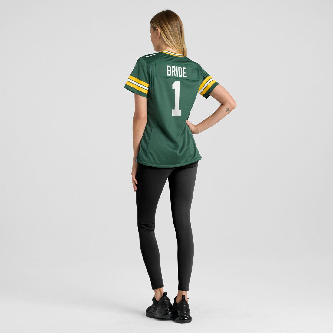 Number 1 Bride Green Bay Packers Women's Game Jersey - Green | NFL Jerseys