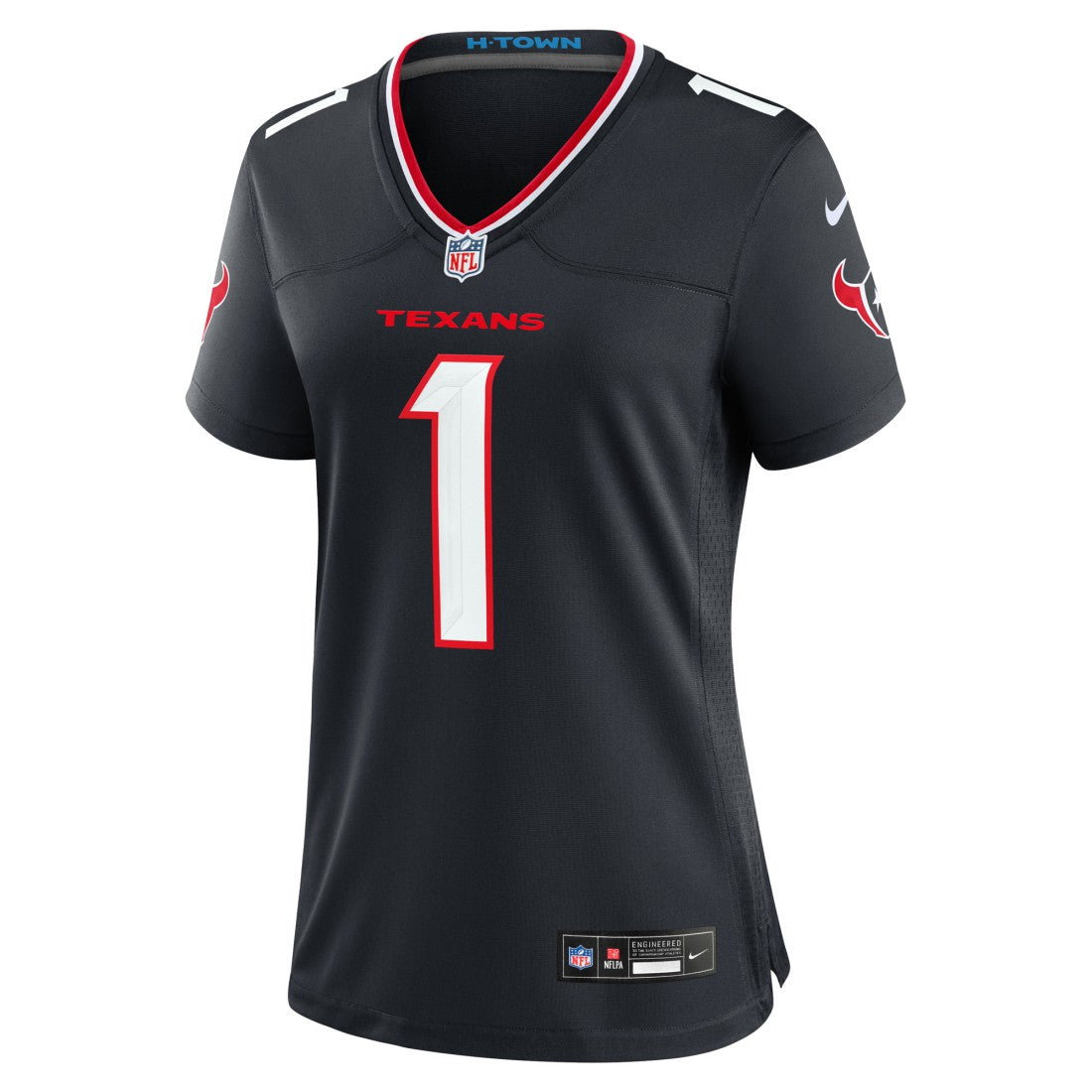 Number 1 Bride Houston Texans Women's Game Jersey - Navy | NFL Jerseys