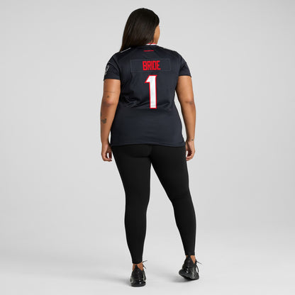 Number 1 Bride Houston Texans Women's Game Jersey - Navy | NFL Jerseys