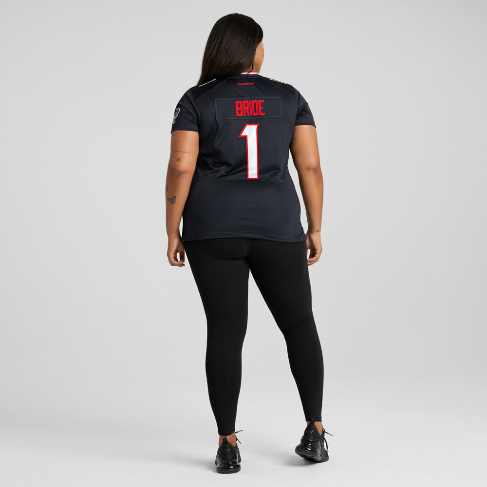 Number 1 Bride Houston Texans Women's Game Jersey Navy - Nike