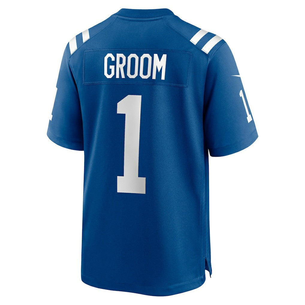 Number 1 Groom Indianapolis Colts Game Jersey Royal - Nike