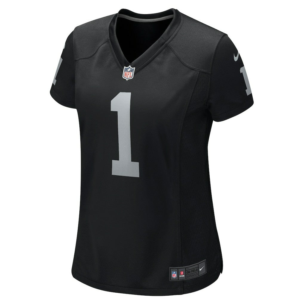 Number 1 Bride Las Vegas Raiders Women's Game Jersey Black - Nike