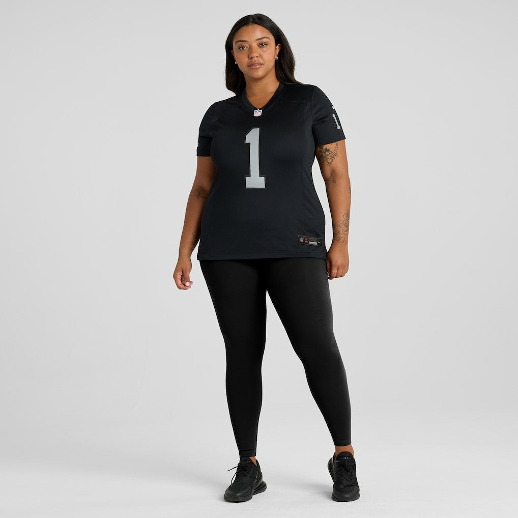 Number 1 Bride Las Vegas Raiders Women's Game Jersey Black - Nike