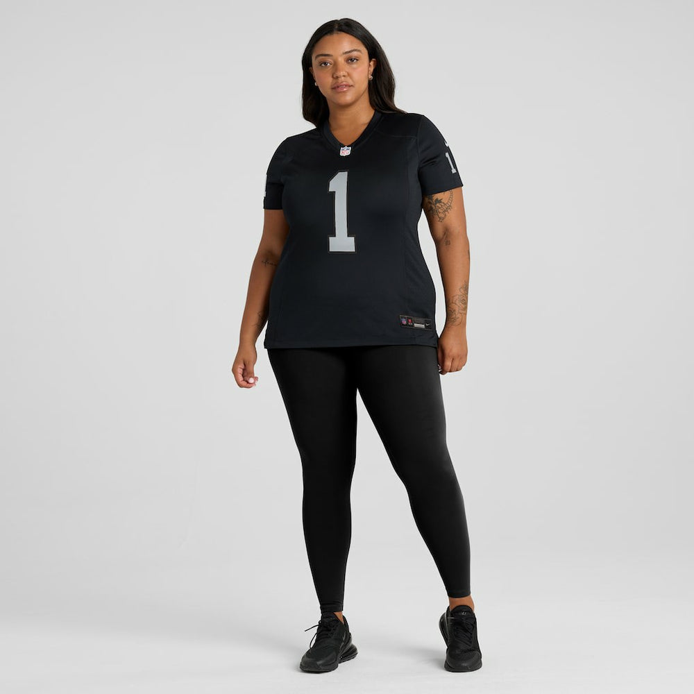 Number 1 Bride Las Vegas Raiders Women's Game Jersey Black - Nike