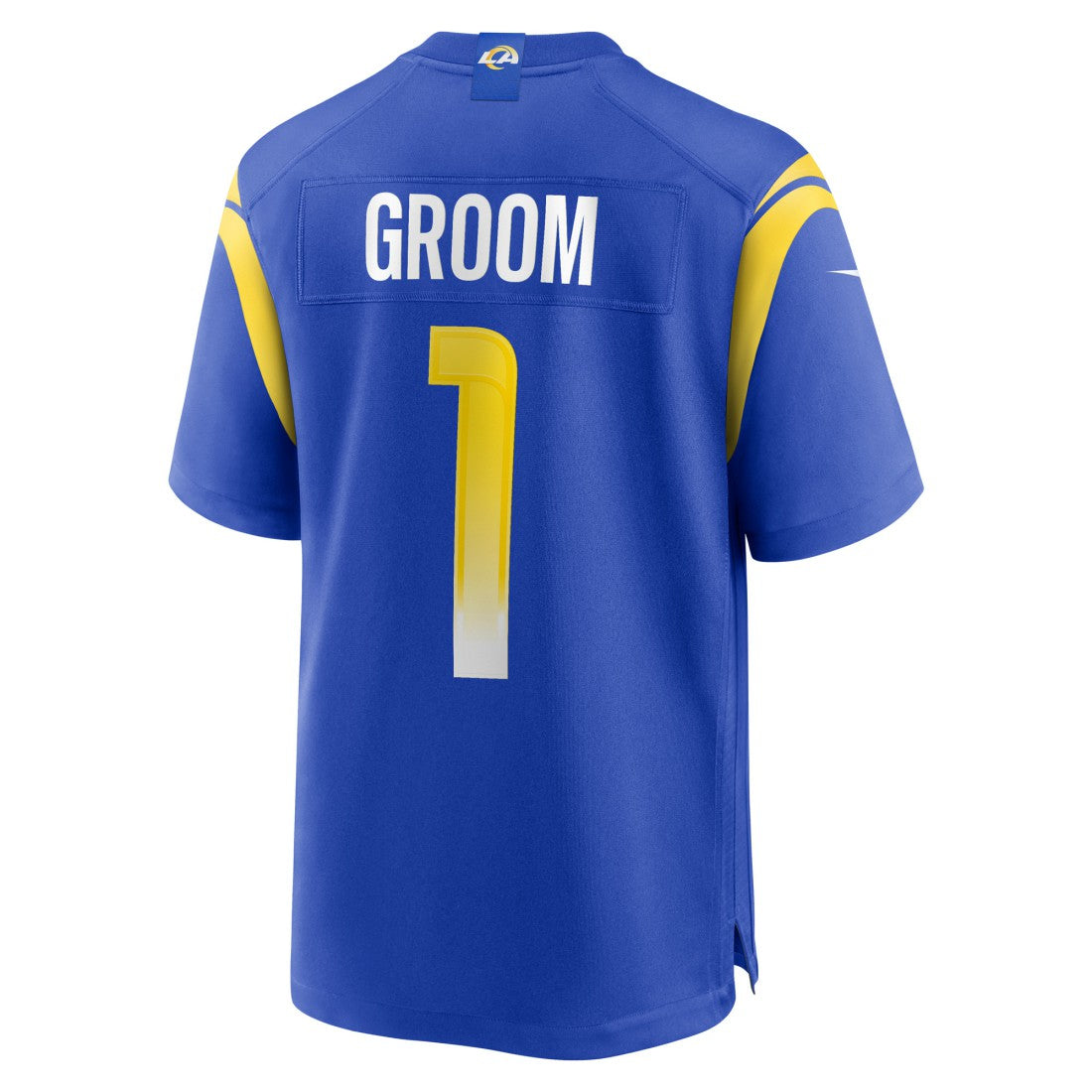 Number 1 Groom Los Angeles Rams Game Jersey Royal - Nike