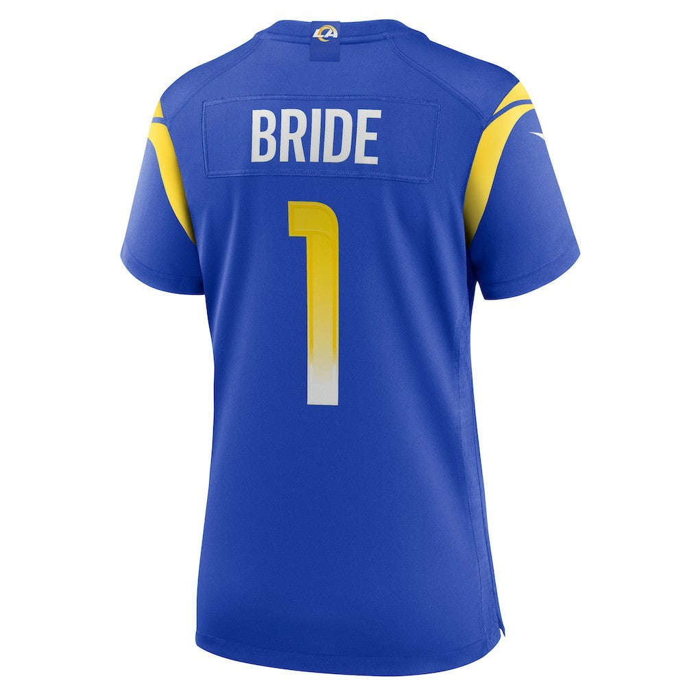 Number 1 Bride Los Angeles Rams Women's Game Jersey Royal - Nike