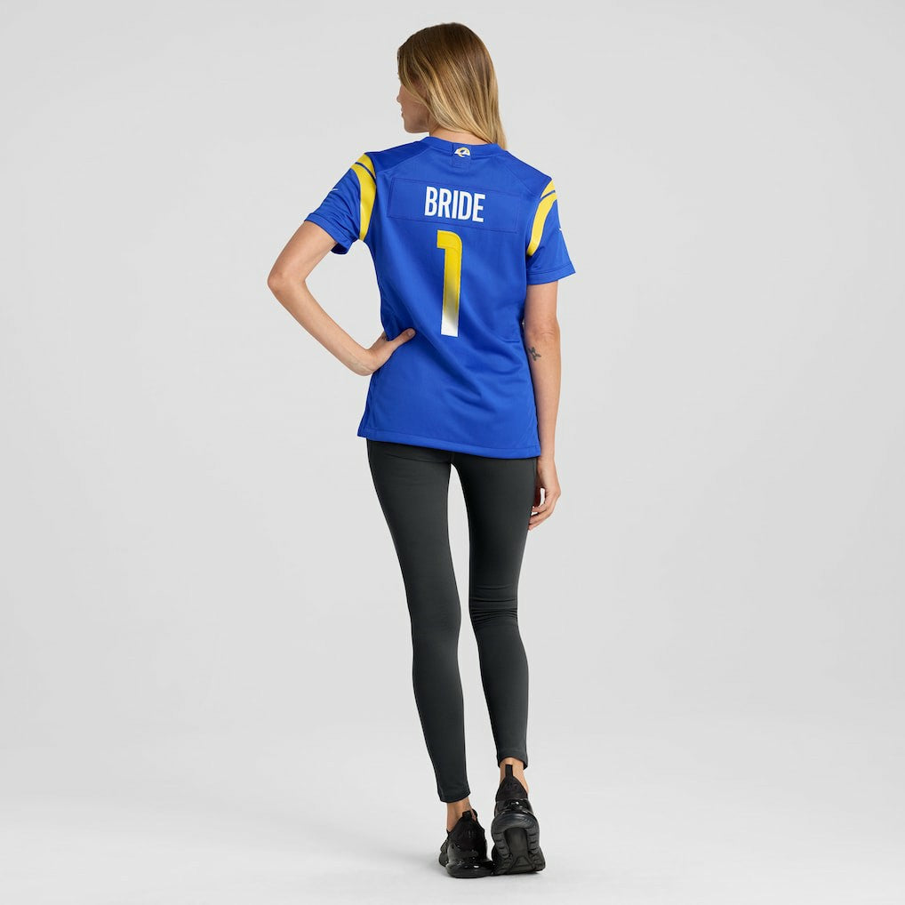 Number 1 Bride Los Angeles Rams Women's Game Jersey Royal - Nike