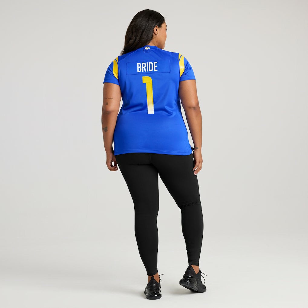 Number 1 Bride Los Angeles Rams Women's Game Jersey Royal - Nike