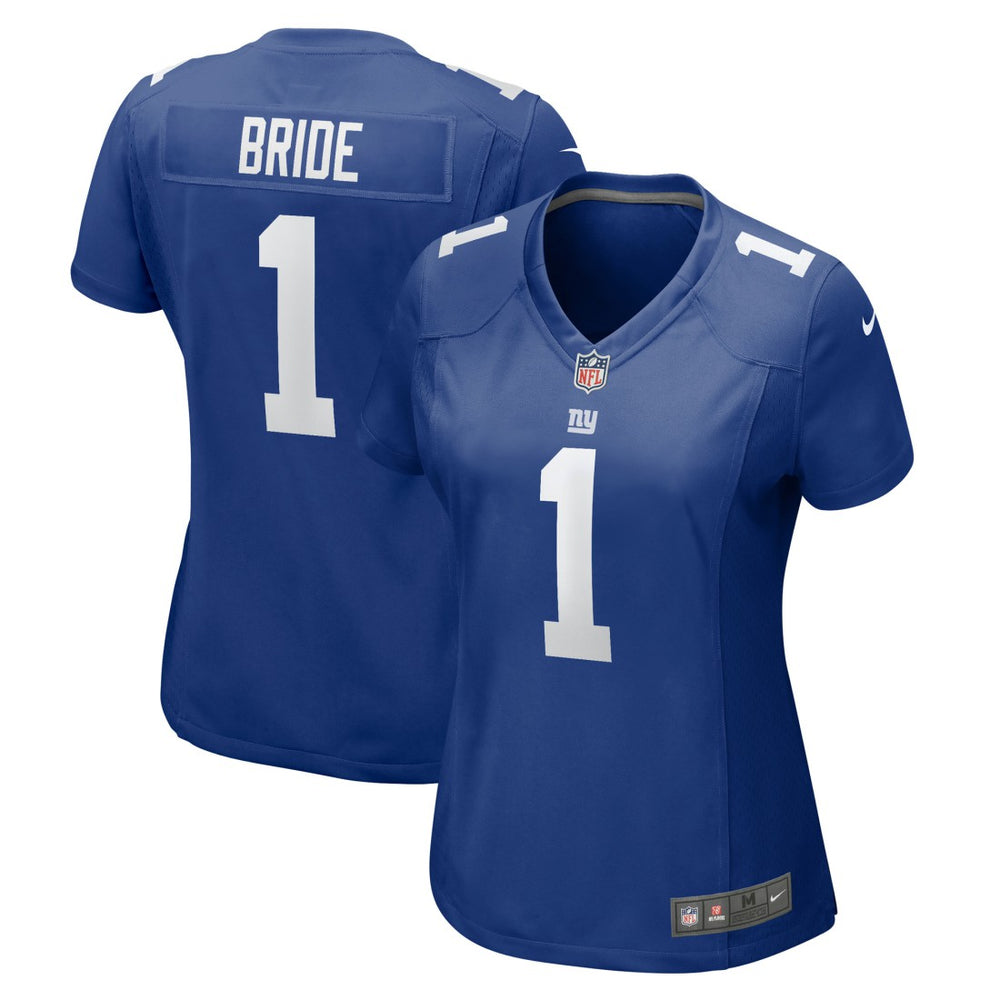 Number 1 Bride New York Giants Women's Game Jersey Royal - Nike