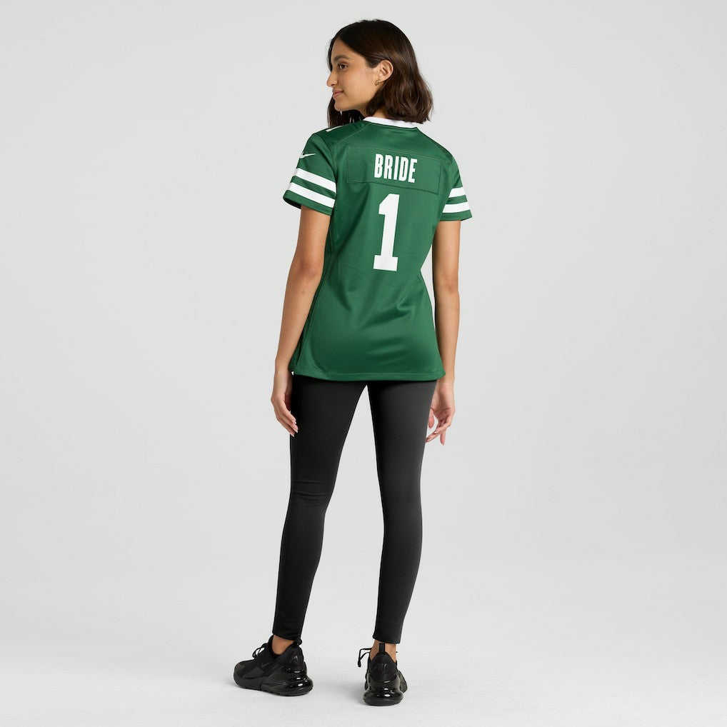 Number 1 Bride New York Jets Women's Game Jersey - Legacy Green | NFL Jerseys