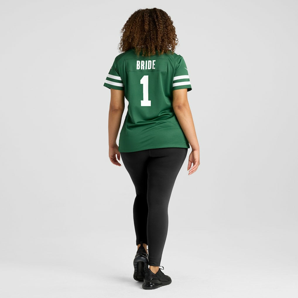 Number 1 Bride New York Jets Women's Game Jersey - Legacy Green | NFL Jerseys