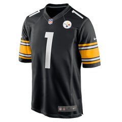 Number 1 Groom Pittsburgh Steelers Game Jersey Black - Nike