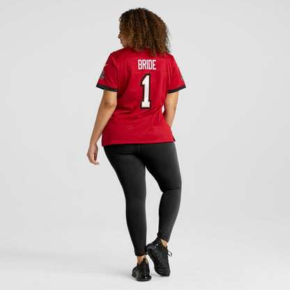 Number 1 Bride Tampa Bay Buccaneers Women's Game Jersey - Red | NFL Jerseys