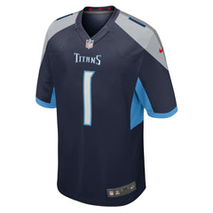 Number 1 Groom Tennessee Titans Game Jersey Navy - Nike