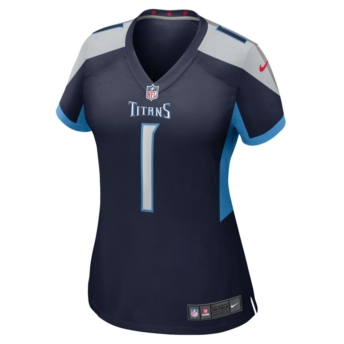 Number 1 Bride Tennessee Titans Women's Game Jersey - Navy | NFL Jerseys