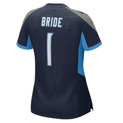 Number 1 Bride Tennessee Titans Women's Game Jersey - Navy | NFL Jerseys