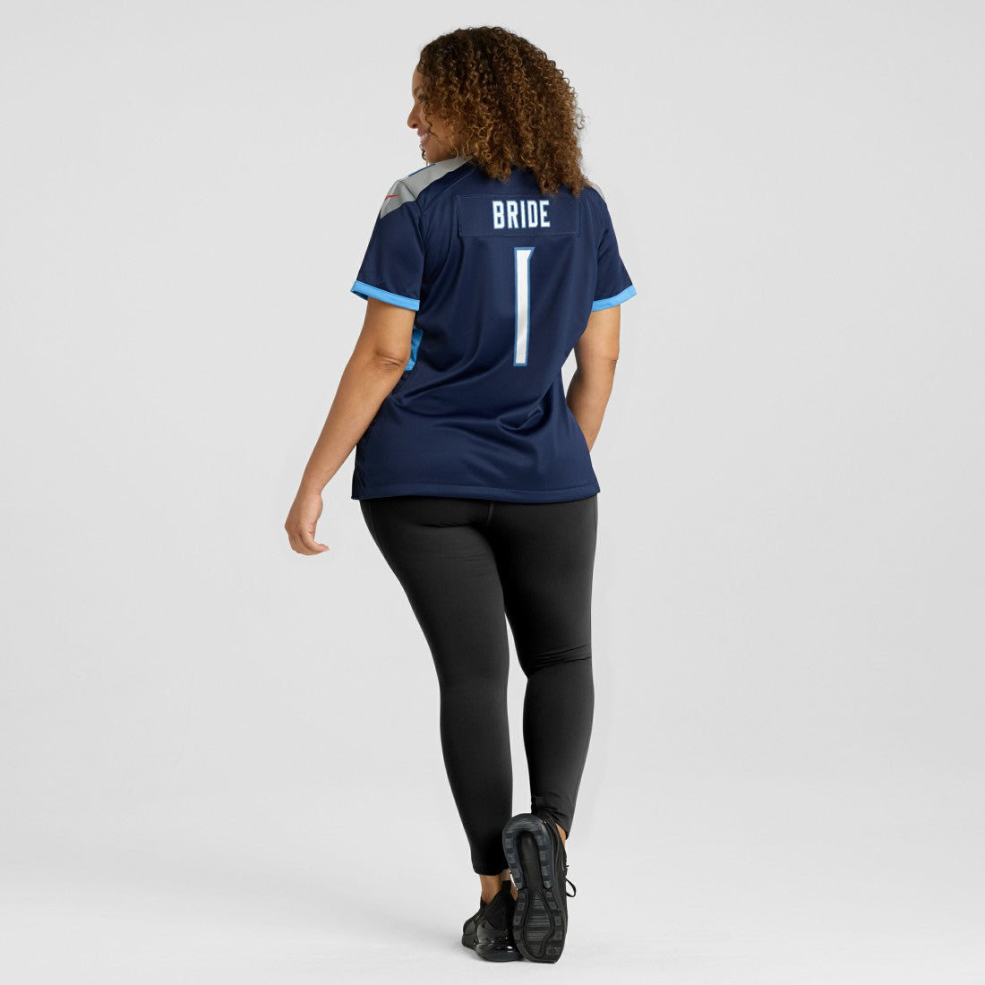Number 1 Bride Tennessee Titans Women's Game Jersey - Navy | NFL Jerseys