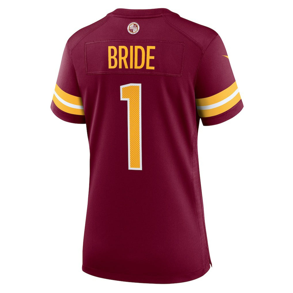 Number 1 Bride Washington Commanders Women's Game Jersey Burgundy - Nike