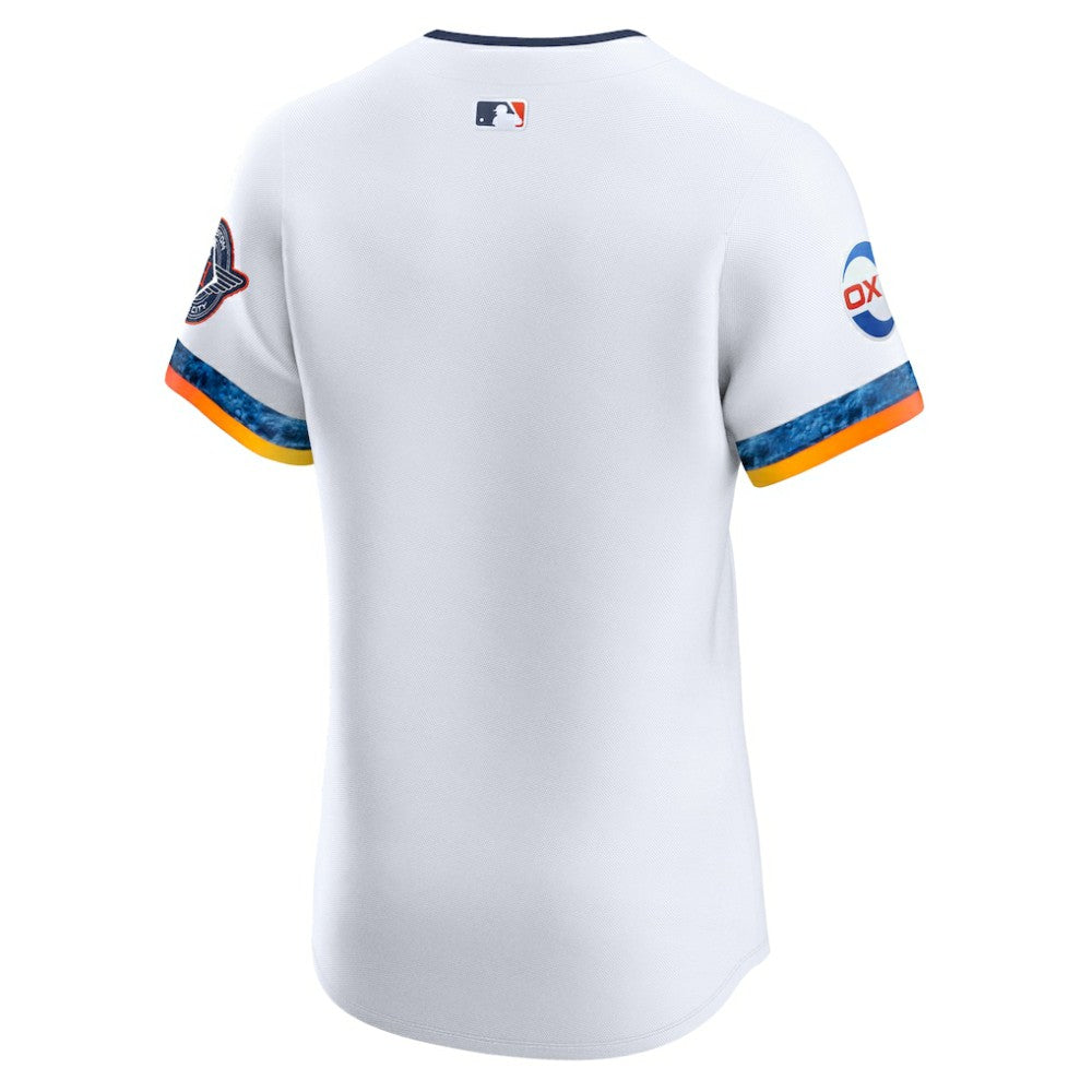 Houston Astros Nike 2025 City Connect Elite Jersey - White | MLB Jerseys