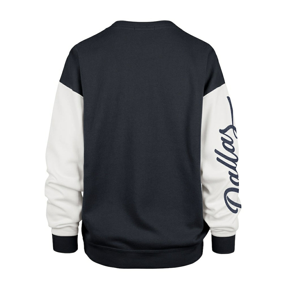 Dallas Cowboys '47 Women's Double Header Rise Andie Pullover Sweatshirt Blue - 47 brand